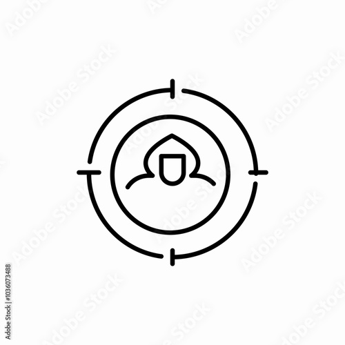 hacker hunt icon sign vector
