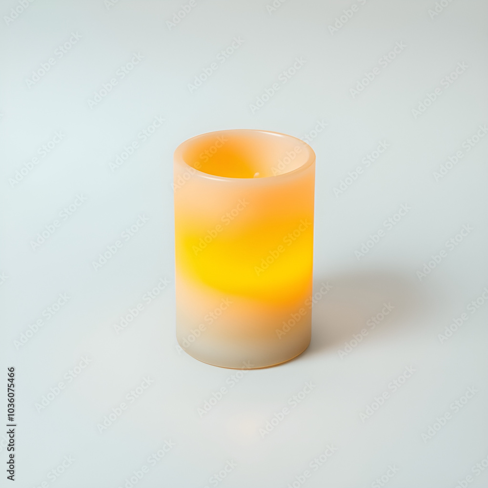 candle on minimal background, simple style candle on minimal background, simple style