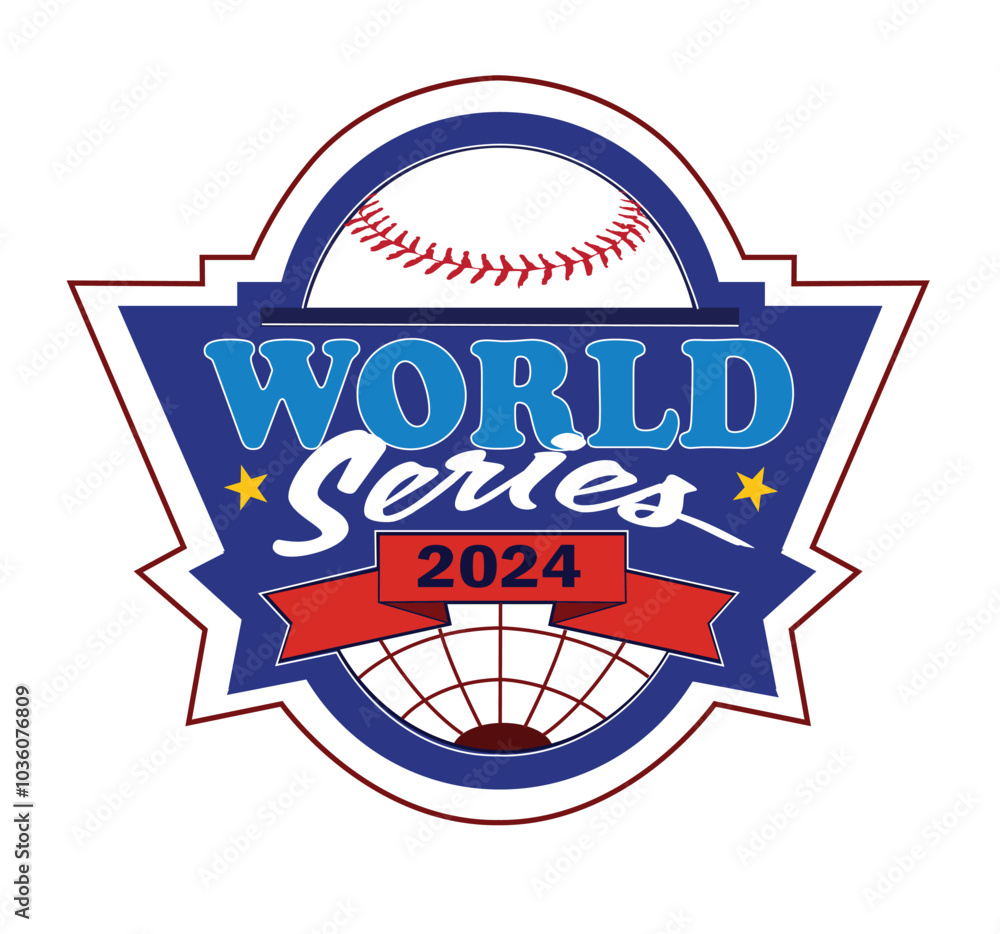 A logo design for a world series of baseball. A logo design for a world series of baseball.