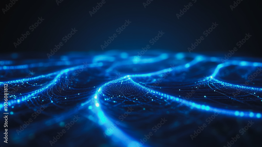 Abstract digital background electromagnetic wave background Innovation digital wave, information technology background and green luxury background with golden line decoration and curve light effect Abstract digital background electromagnetic wave background Innovation digital wave, information technology background and green luxury background with golden line decoration and curve light effect