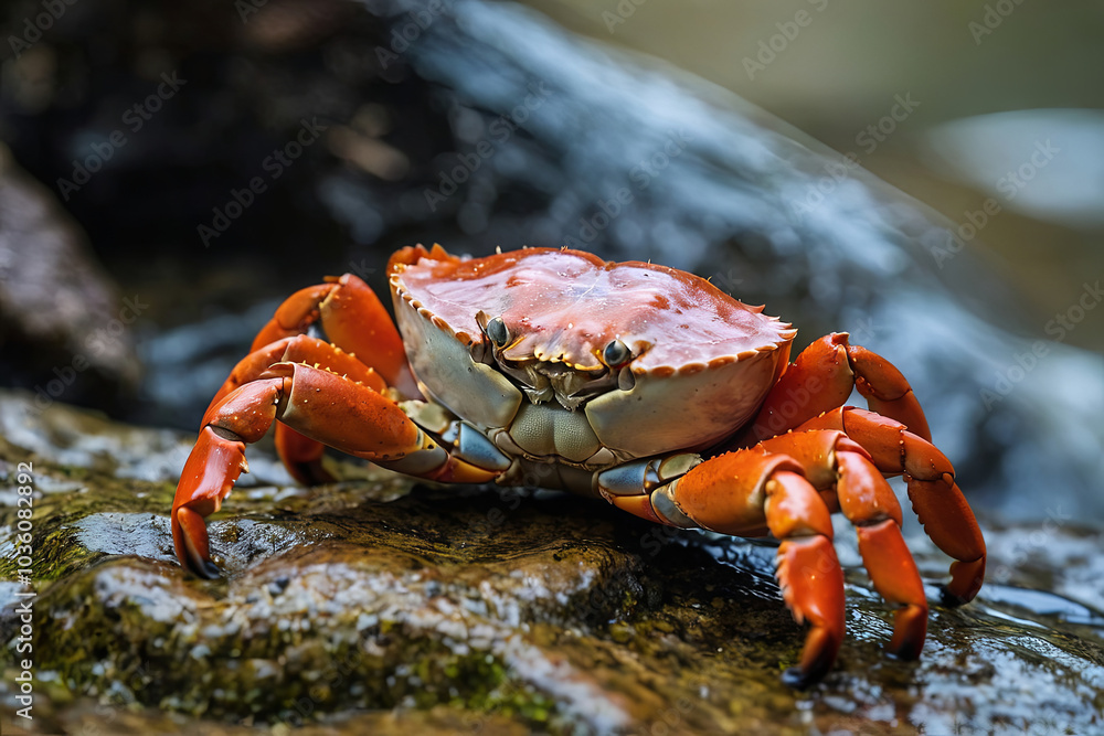 crab in its natural environment crab in its natural environment