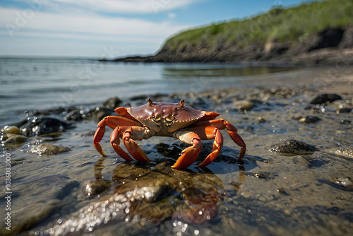 crab in its natural environment