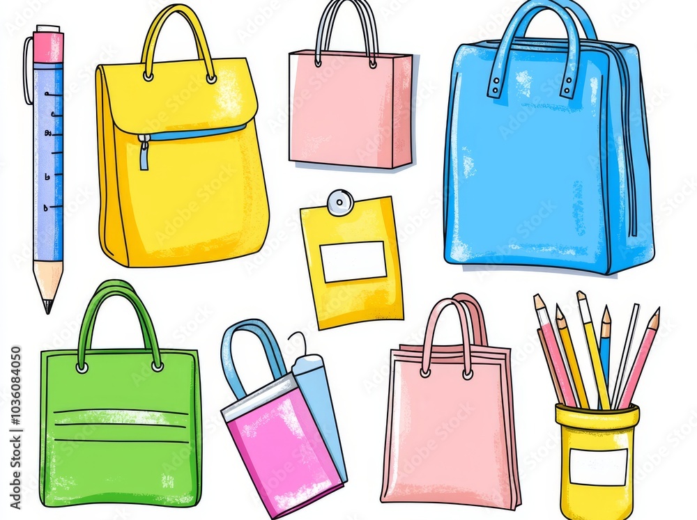 The set of colorful rectangular frames features wavy edges, geometric shapes and a scratched grainy texture. It is designed to be used as school marks, badges, stamps and badge holders. The set of colorful rectangular frames features wavy edges, geometric shapes and a scratched grainy texture. It is designed to be used as school marks, badges, stamps and badge holders.