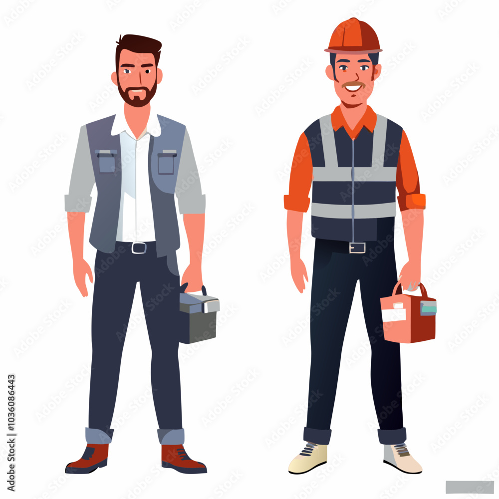 Work Team Of Two Men
Work Team Of Two Men
