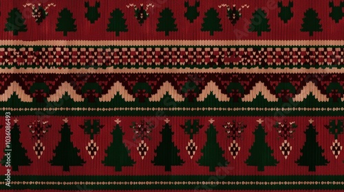 Christmas sweater pattern 