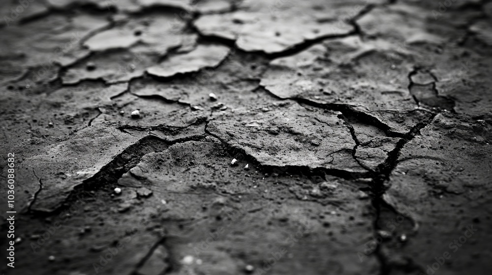 The image features a rough, uneven grey surface with small rocks scattered across it, creating a somewhat desolate and somber mood The image features a rough, uneven grey surface with small rocks scattered across it, creating a somewhat desolate and somber mood