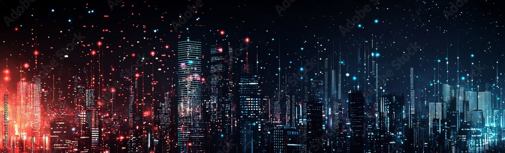 Background in technology. Binary computer code. Illustration in the modern era. Background in technology. Binary computer code. Illustration in the modern era.