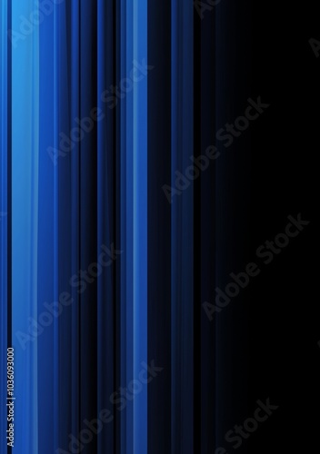 An overlap of blue pixels in a dark background, a geometric motion backdrop in layers, a simple technology template, an illustration in the form of a modern machine