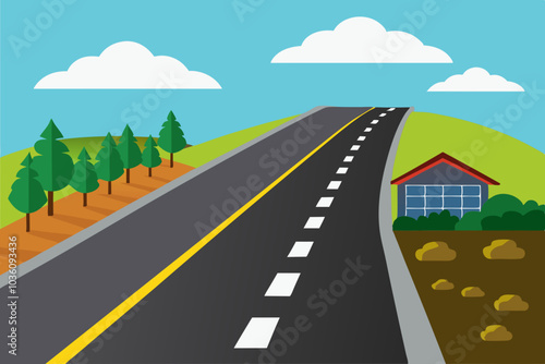 Asphalt vector illustration 