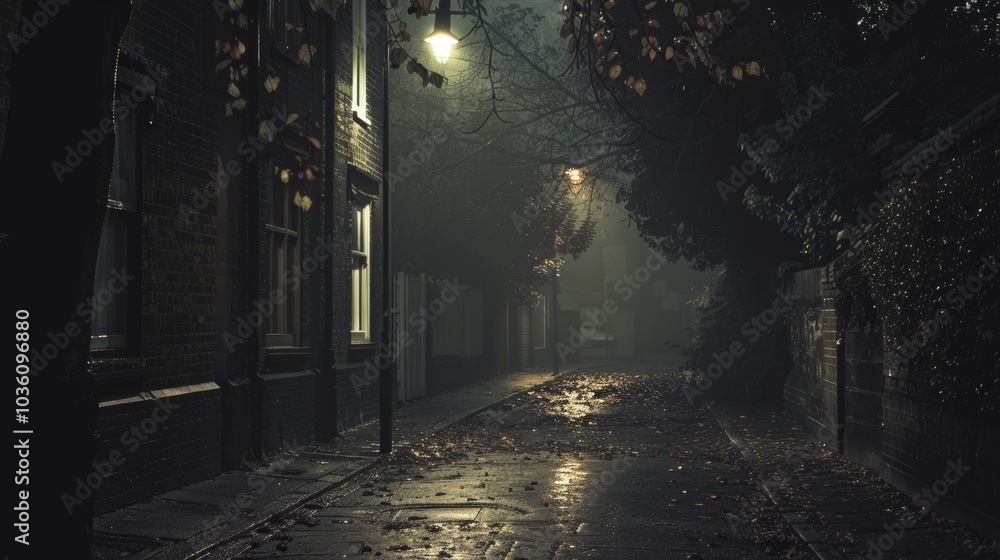 A quiet deserted street in the early morning hours captured in a muted grainy filter that gives it a nostalgic feel. A quiet deserted street in the early morning hours captured in a muted grainy filter that gives it a nostalgic feel.