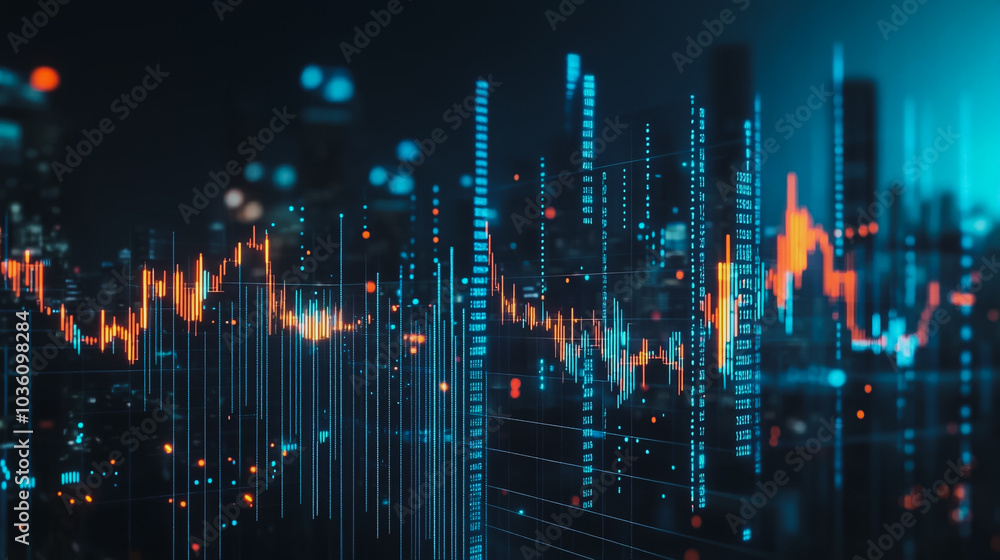Abstract business network smart city and charts and graphs with statistics to innovative analyze business potential and forecast future development of companies growth. Abstract business network smart city and charts and graphs with statistics to innovative analyze business potential and forecast future development of companies growth.