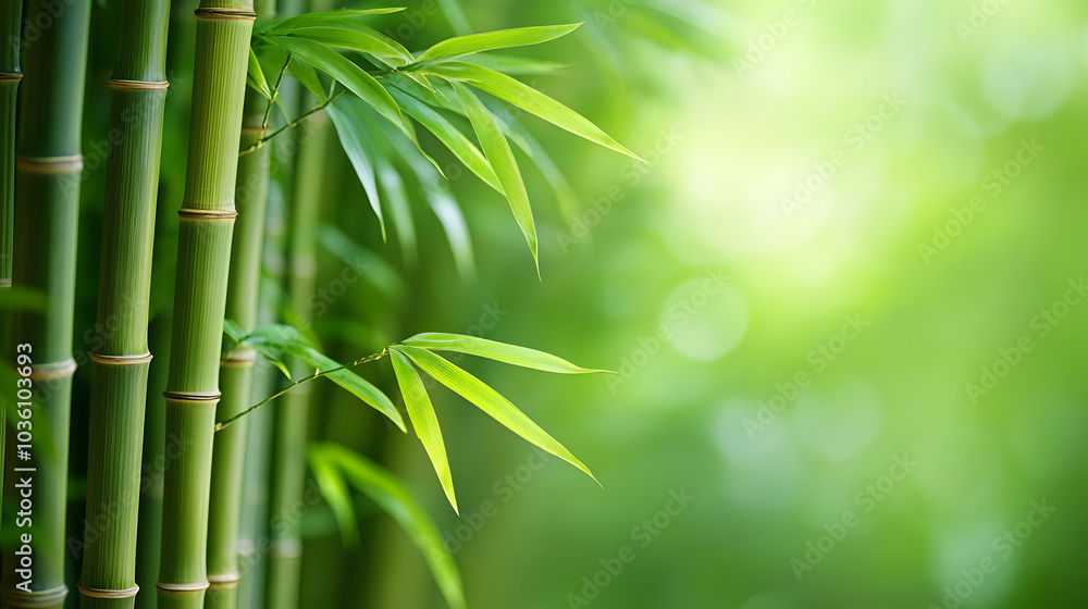 Obraz premium Intricate Bamboo Textured Background for Tranquil Designs and Visual Arts