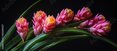 Curcuma Alismatifolia Siam Tulip Pathum Is Used As An Ornamental Plant Pathum Can Be Eaten By Blanching And Eating With Various Chili Paste photo