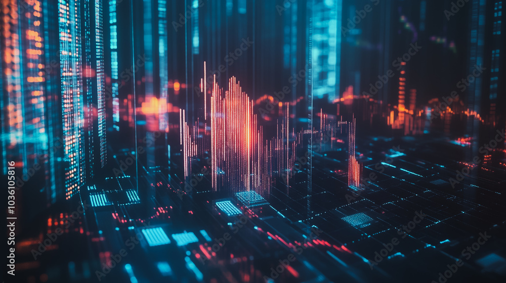 Abstract business network smart city and charts and graphs with statistics to innovative analyze business potential and forecast future development of companies growth. Abstract business network smart city and charts and graphs with statistics to innovative analyze business potential and forecast future development of companies growth.
