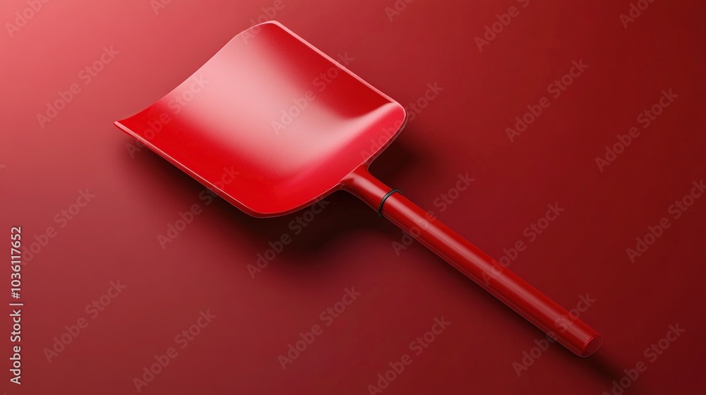 Vibrant Red Clean Shovel: Brighten Up Your Gardening Routine Vibrant Red Clean Shovel: Brighten Up Your Gardening Routine