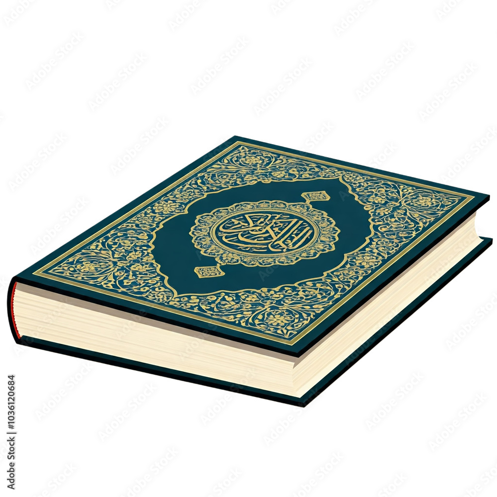 Vector illustration of the Quran, the holy book of Muslims Vector illustration of the Quran, the holy book of Muslims