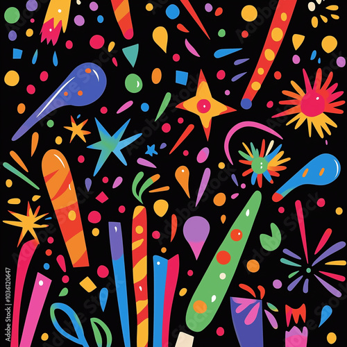 colorful Celebration Pattern Images illustrations