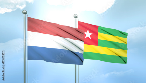 Netherlands and Togo Flag Together A Concept of Relations