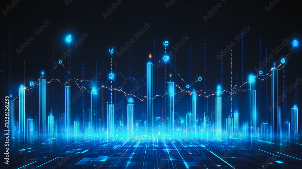 Abstract business network smart city and charts and graphs with statistics to innovative analyze business potential and forecast future development of companies growth. Abstract business network smart city and charts and graphs with statistics to innovative analyze business potential and forecast future development of companies growth.
