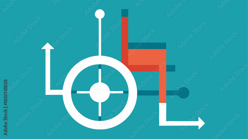 Turning Radius A graphic showing the ideal turning radius for a wheelchair inside the restroom with arrows indicating the movement space required. Turning Radius A graphic showing the ideal turning radius for a wheelchair inside the restroom with arrows indicating the movement space required.