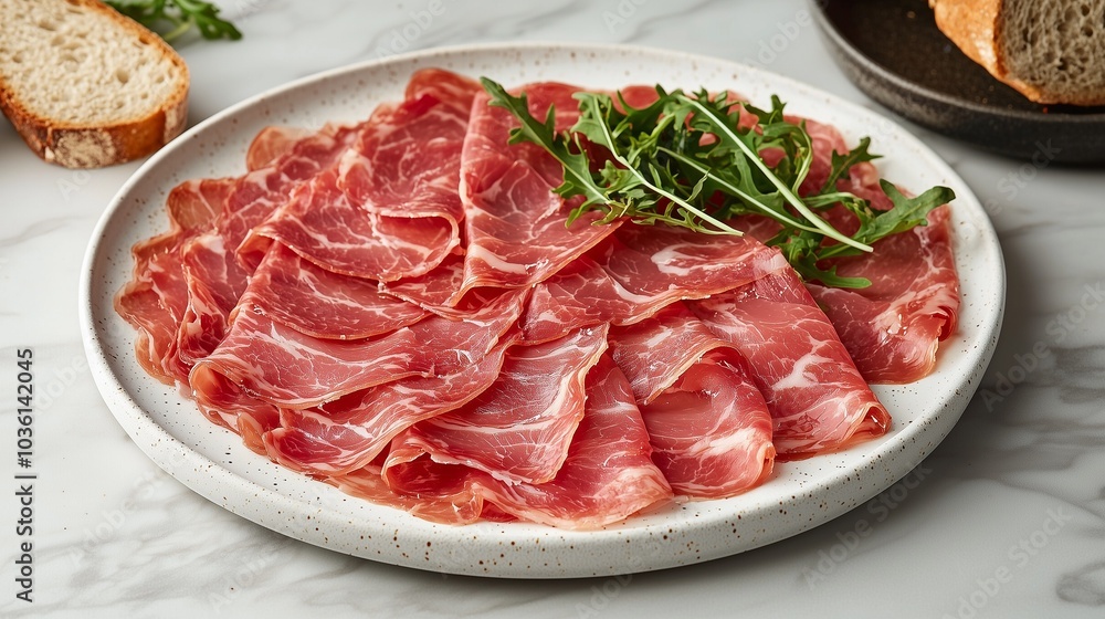 Thinly Sliced Jamón Thinly Sliced Jamón