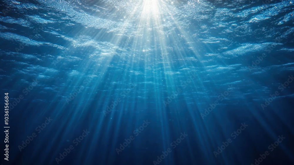 Sunlight Through Ocean Water Sunlight Through Ocean Water