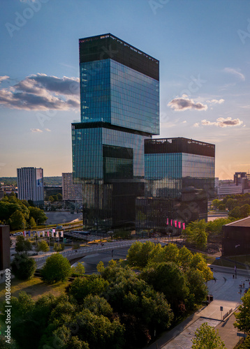 Drone view of Katowice