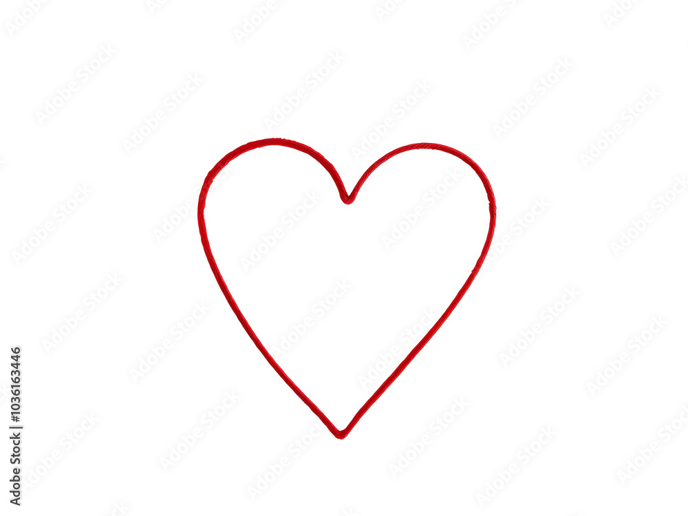 red heart isolated on white red heart isolated on white