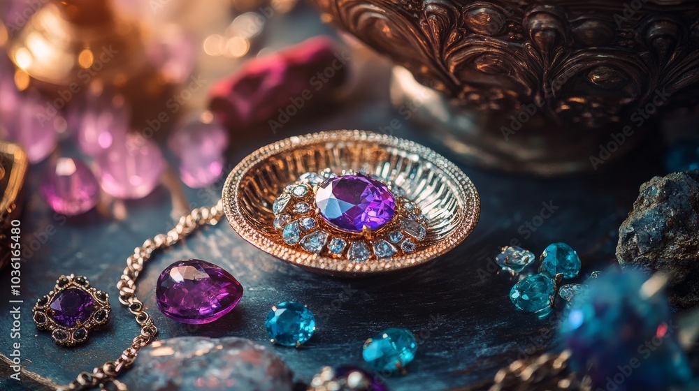 Through the technique of still life photography, where every detail is highlighted, you may capture the beauty of delicate jewelry and stones. Through the technique of still life photography, where every detail is highlighted, you may capture the beauty of delicate jewelry and stones.