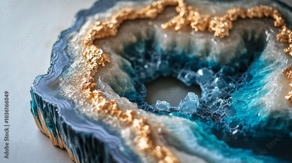 Make beautiful resin artwork that has a geode-like appearance. Create useful and aesthetically pleasing items that bring a bit of nature into your home with resin. Make beautiful resin artwork that has a geode-like appearance. Create useful and aesthetically pleasing items that bring a bit of nature into your home with resin.