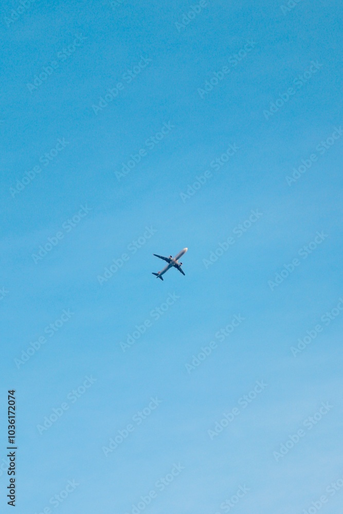 airplane in the sky airplane in the sky