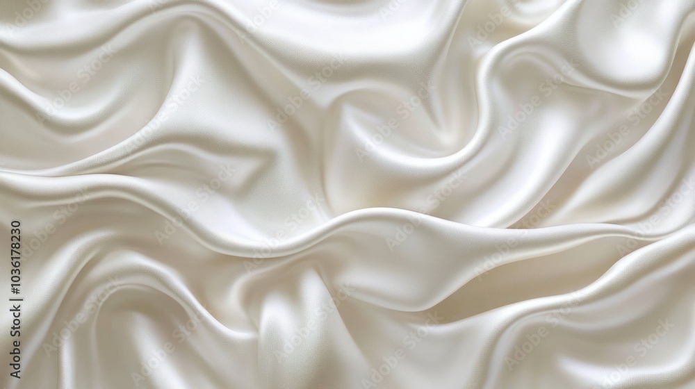 Creamy White Silk Drape Creamy White Silk Drape