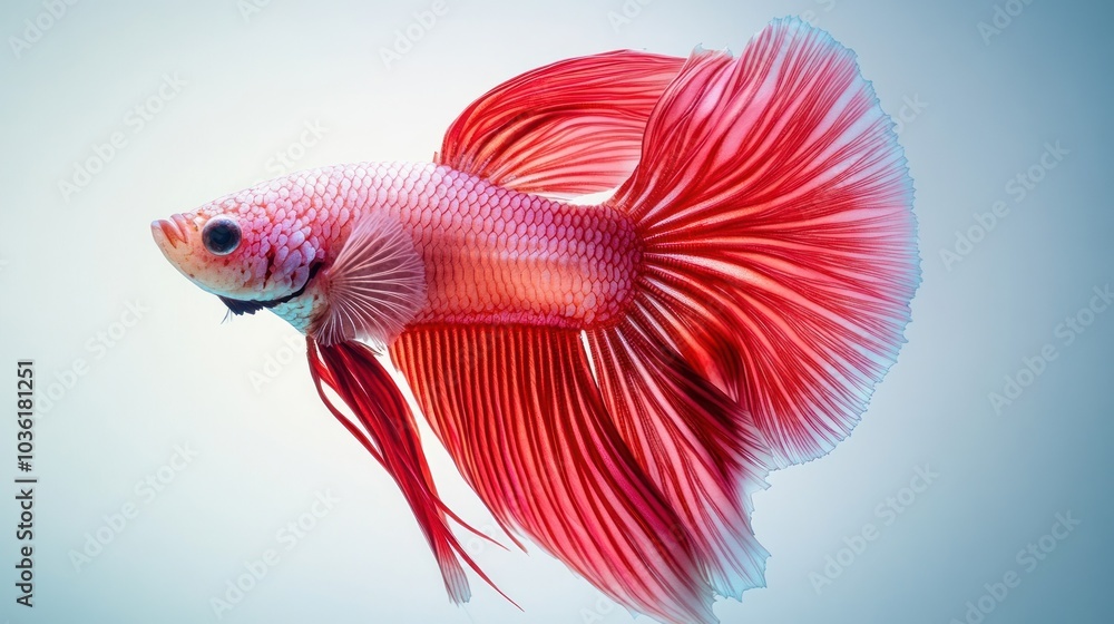 Red Siamese Fighting Fish Red Siamese Fighting Fish