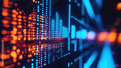 Wallpaper Mural Abstract Digital Lights Torontodigital.ca