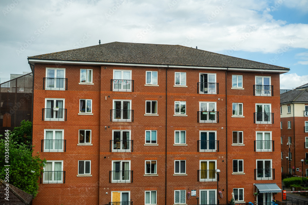 Residential building in Bishops Stortford, England Residential building in Bishops Stortford, England