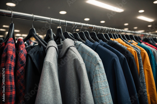 Wallpaper Mural Clothes hanging on Black Friday Torontodigital.ca