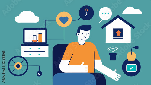 These illustrations highlight the accessibility and empowerment provided by voiceactivated smart home devices for individuals with various disabilities.