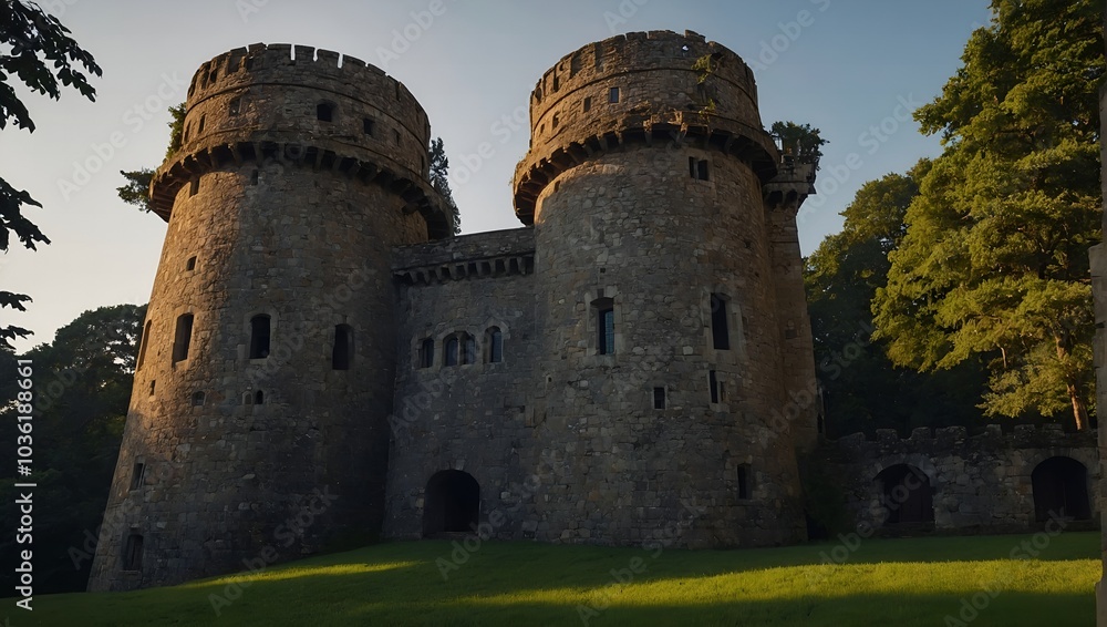 Archer Tower Standing Tall in the Heart of the Kingdom Protecting Its Citizens from Invaders Archer Tower Standing Tall in the Heart of the Kingdom Protecting Its Citizens from Invaders