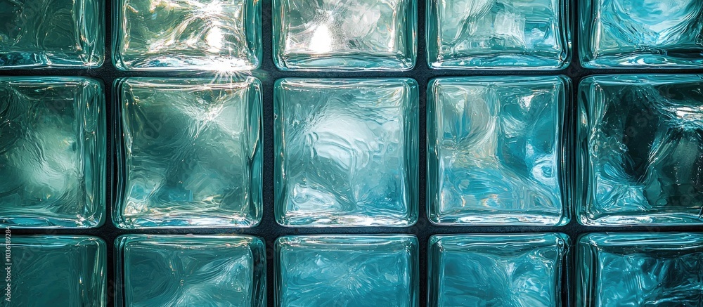 Background Of Large Square Shaped Glass Blocks Background Of Large Square Shaped Glass Blocks