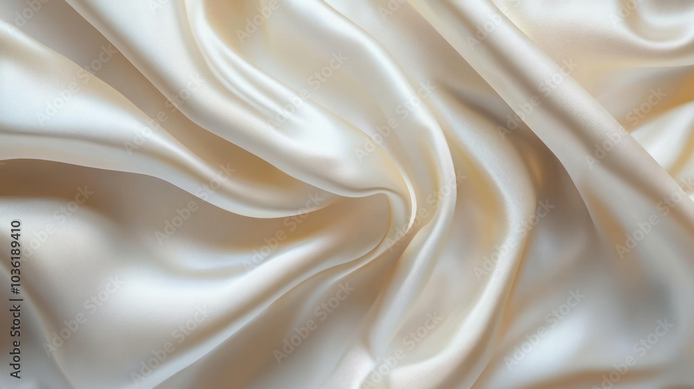 Abstract Draped Beige Silk Fabric Texture Background Abstract Draped Beige Silk Fabric Texture Background