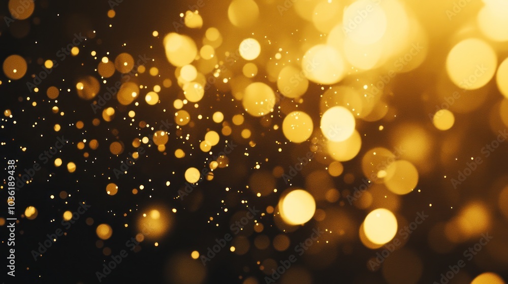 Abstract Golden Bokeh Background Abstract Golden Bokeh Background