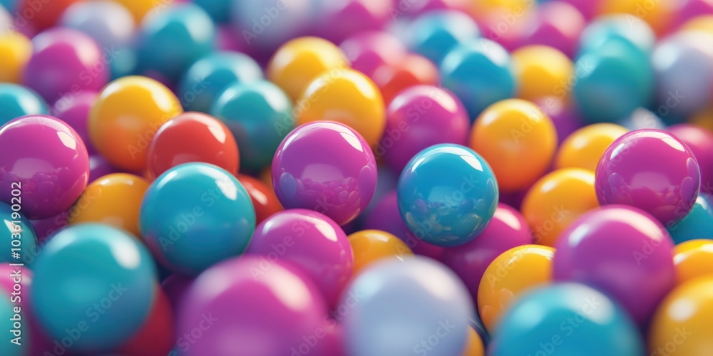 Abstract background with colorful shiny spheres. Abstract background with colorful shiny spheres.