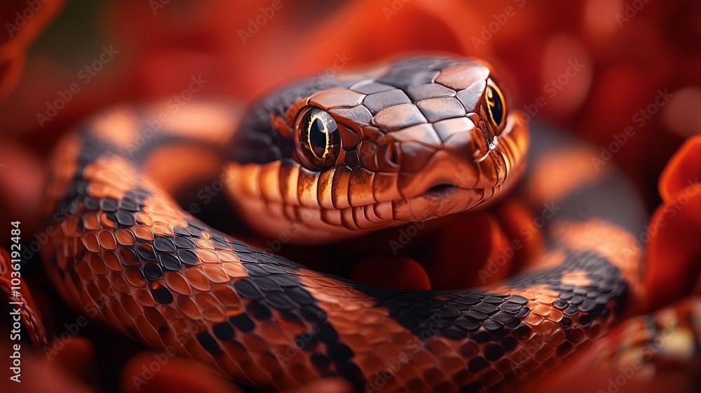 Illustration of snake as a logo of 2025 year Illustration of snake as a logo of 2025 year
