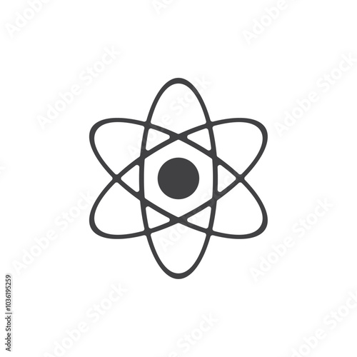 atom icon Group symbol or sign vector