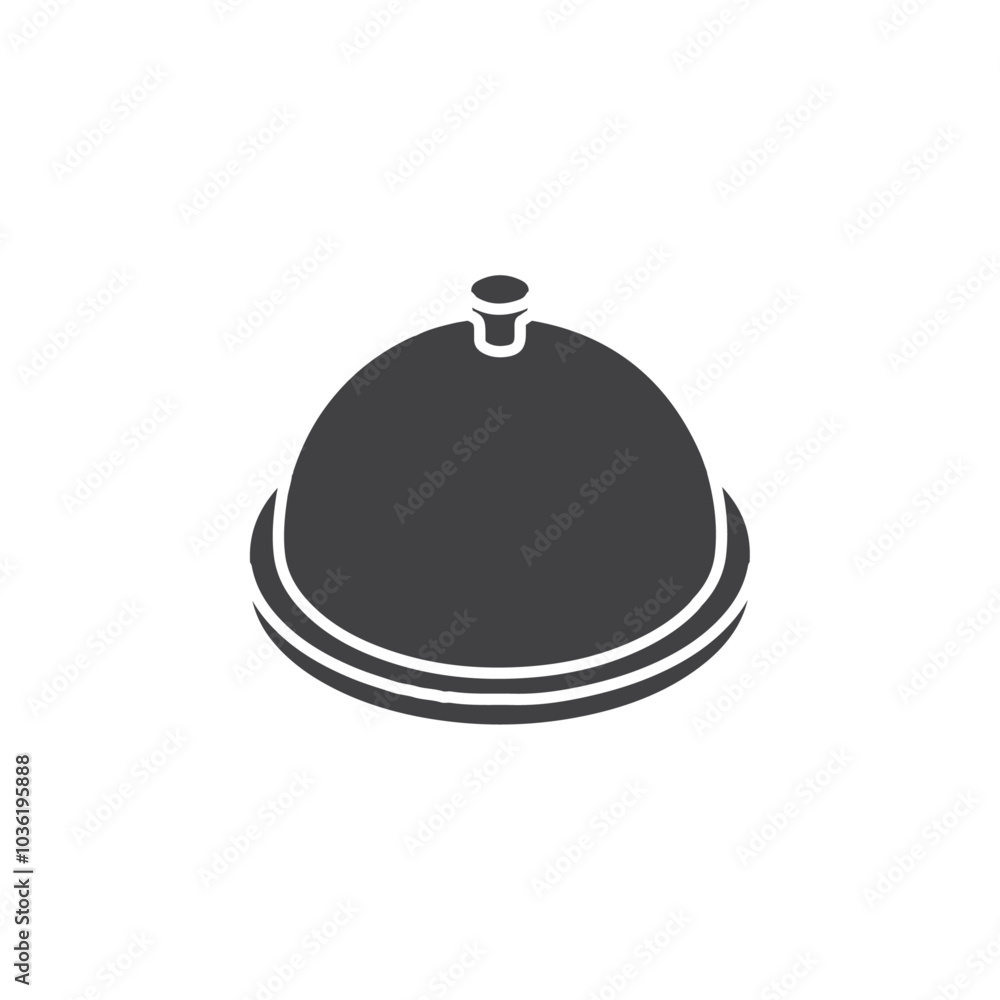 cloche icon Group symbol or sign vector