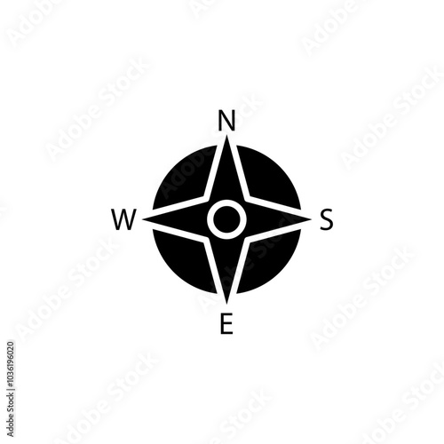 compass icon Group symbol or sign vector