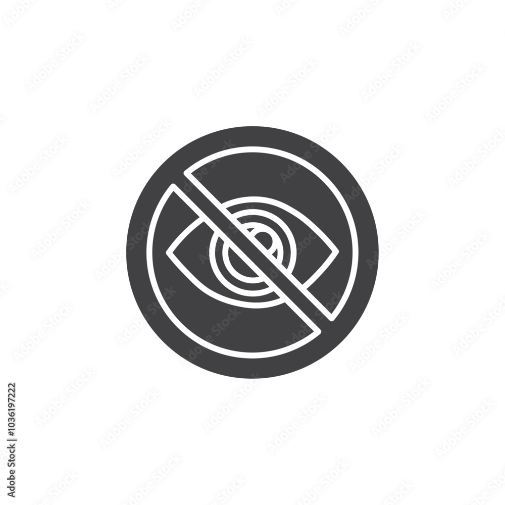 no sight icon Group symbol or sign vector no sight icon Group symbol or sign vector