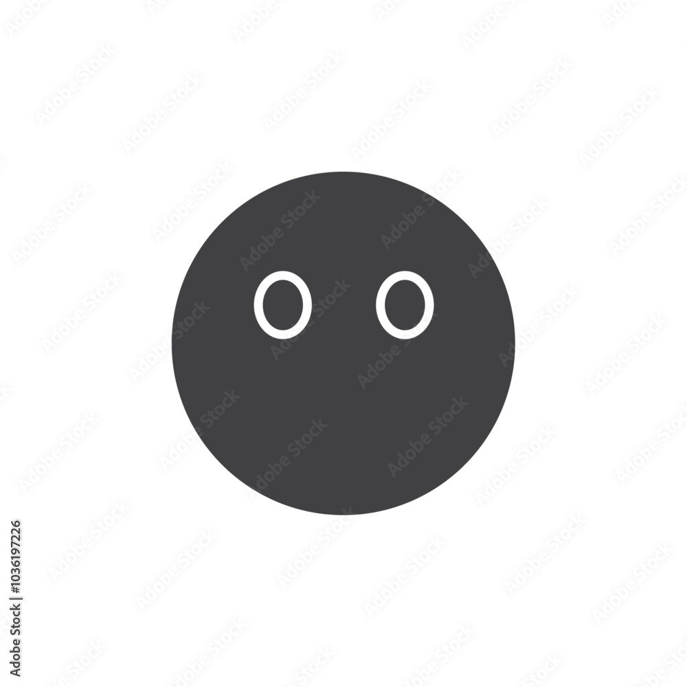 no reaction emoji Group symbol or sign vector