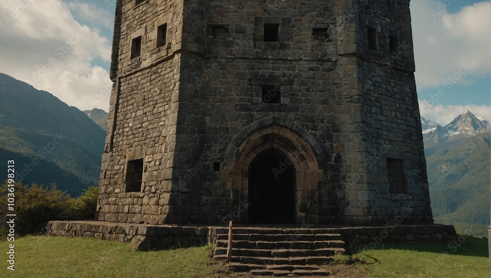 The archer tower captivates visitors with its architectural beauty The archer tower captivates visitors with its architectural beauty