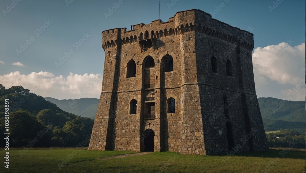 The archer tower captures the essence of adventure and discovery The archer tower captures the essence of adventure and discovery